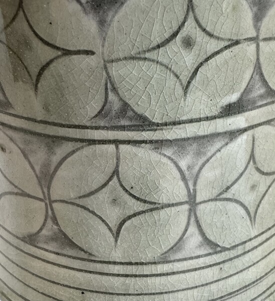 Contemporary Chinese Geometric Pattern Design Vase