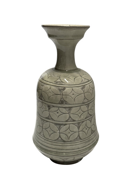 Contemporary Chinese Geometric Pattern Design Vase