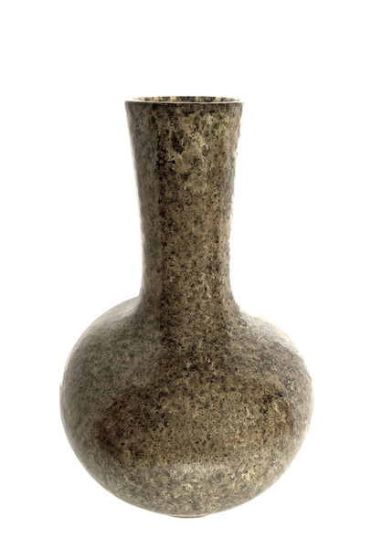 Contemporary Chinese Splatter Glazed Vase