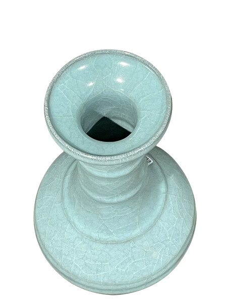 Contemporary Chinses Pale Turquoise Vase