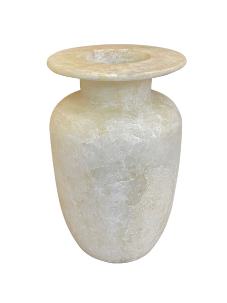 Contemporary Egyptian Alabaster Vase