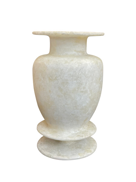 Contemporary Egyptian Alabaster Vase