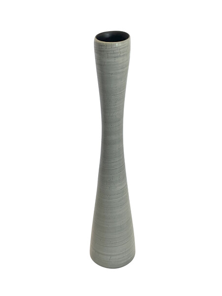 Contemporary Italian Tall Curved Vase Birch Motif Design