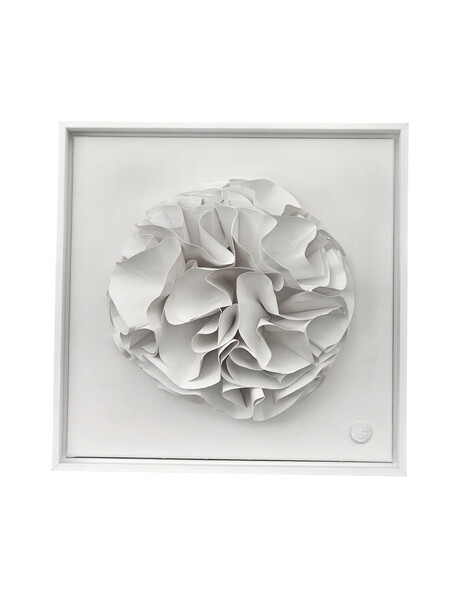 Contemporary French Artist Veronique Guillou  Framed Paper Sculpture