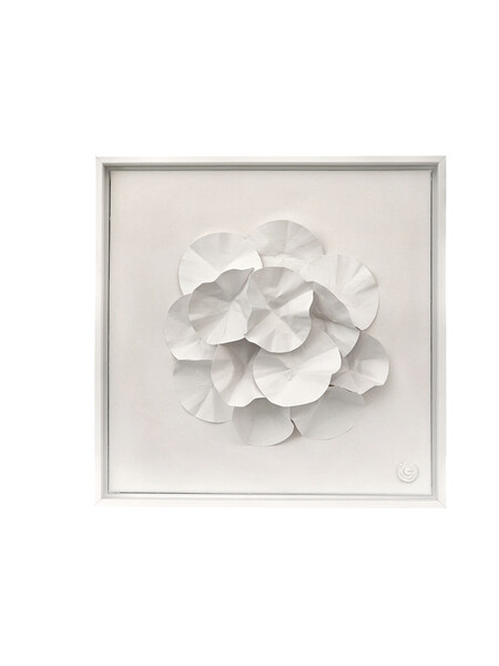 Contemporary French Artist Veronique Guillou  Framed Paper Sculpture