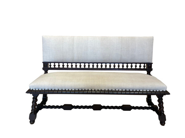 19thc Italian Armless Bench